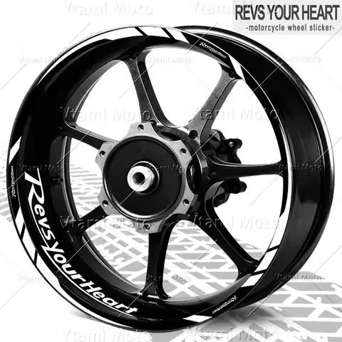 Reflective Motorcycle Wheel Sticker Rim Decals For YZF R1 R3 R7 MT03 MT-07 mt 09 MT10 XSR 900 700 Tr