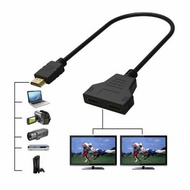 Hdmi Splitter Cable 2 Ports Without Power / 1 Input to 2 Output / Hdmi 1-2