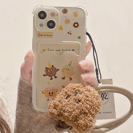 Cookie Latest Card Holder Lanyard Case hp Oppo Reno 13 5G Reno 13F 14F 14 Pro 5G A3 A3X C71 C75 Real