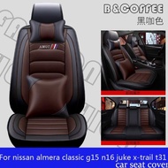 Car Seat Covers Nissan Almera Classic G15 Juke XTrail T31 T30 Qashq