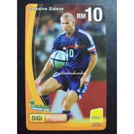 Vintage Collectibles Used (No Credit) Prepaid from Digi - Zinedine Zidane