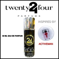 Long lasting 24 Parfums ACTIVEMAN Edp perfume made in france