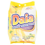 Daia Powder Detergent Lemon Citrus Excellent Washing Power 4kg