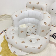 【SG】】Inflatable baby chair sofa Training Seat Multifunctional Baby Learning Chair Cute Inflatable So