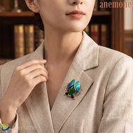 ANEMONE Insect Lapel Pin, Alloy Elegant Decor Cicada Brooch, Vintage Decorative Chinese Style Real-l