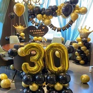 Husband 30th Birthday Restaurant Box Decoration Scene Surprise Decoration Men 18th Adult Gift Balloo