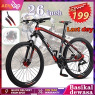 🔥READY STOCK🔥Leopard 26 inch Mountain Bike MTB basikal dewasa 21 Speed Double Disc Brake Basikal adu