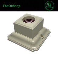 1210 E27 Square Ceiling FittingBroco