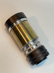 KOLLMORGEN OPTICAL SNAPLITE 6 INCH(152MM.) F2.5 BRASS PROJECTION LENS MODIFIED M42 MOUNT