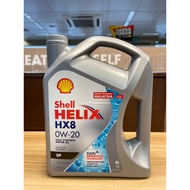 SHELL HELIX HX8 0W-20 4L (100% ORIGINAL LUBRICANT OIL ) BUY 3 FREE 1
