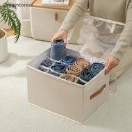 [DMT] Foldable 12 Grids Shoe Storage Organizer Fabric Material Clear Lid Zipper Closure Portable Han