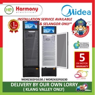 MIDEA 310L Chiller Showcase MDRZ432FGG30 Penyejuk Chiller Suitable For Restaurant Bakery Mini Market