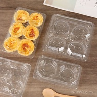 6 Transparent Box Grid Blister Box 4 Grid Blister Box BOPS Egg Tart Pastry Box Pastry Box Grid 2 YPK