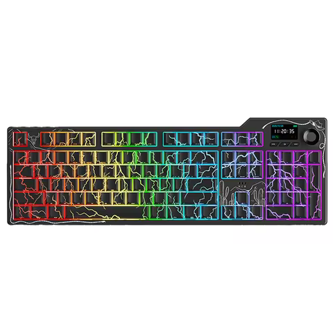 AJAZZ AK35I V4 Wireless Gaming & Esports Mechanical Keyboard — Hall Effect, Macro Modes, RGB Display
