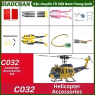 OMXILOYI RC Helicopter Spare Parts, C032 UH1 RC ERA Model Airplane Accessories,  Simulation Main Bla