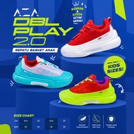 AZA DBL Play 2.0 Kids Basketball Shoes - Kids Basketball Shoes Size 33-36