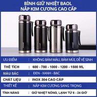 Baol Genuine Diamond Cap Thermos Bottle 600ml 780ml 1000ml 1200ml 1500ml Thermos Flask
