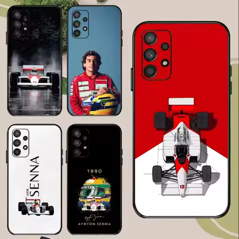 F1 Driver A-Ayrton S-Senna Phone Case For Samsung Galaxy A52 A12 A51 S21 Edge S22ULTRA S23 S24 Plus