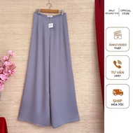 Suzhou gray silk pants with ao dai, ba ba, camisole, thick, glossy material, 35 wide leg, 105cm long