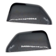 For 2017-2023 Ford F250 F350 F450 CARBON FIBER LOOK Upper Mirror Covers Overlay