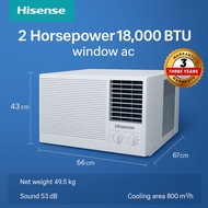 Hisense 1/1.5/2 HP Window AC AirCon Air Conditioner Unit Sleek and Compact 3 year Warranty Installat