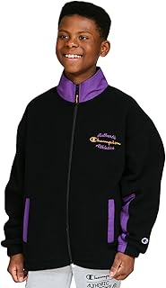 Champion CK-CS611 Kids' Outerwear, Long Sleeve, Script Logo, Embroidered Zip Jacket
