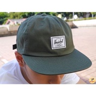 Herschel Supply Co 軍綠色 六片帽 Albert Cap 棒球帽 六分帽 老帽 帽子 橄欖綠 銀扣 綠