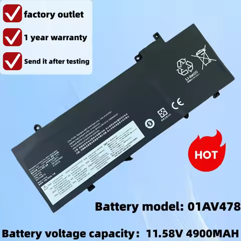 Newly designed battery suitable for Lenovo T480S L17M3P72 01AV478 01AV479 L17L3P71 notebook computer