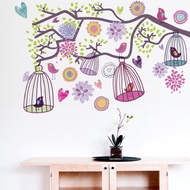 Wallsticker Wall Sticker/ Wall Sticker/ (60x90) AY993 - Colorful Cage