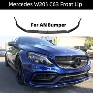 Mercedes C-Class W205 C63 Front Lip AN Bumper Bodykit