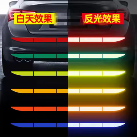 car Reflective Tape Exterior Warning for Mercedes W203 W204 W205 W211 Benz Cadillac ATS SRX CTSfor L