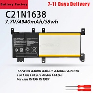 C21N1638 Laptop Battery For Asus A480U A480UF A480UR A480UA F442U F442UR F442UF R419U R419UR