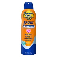 Banana Boat sport coolzone spf 50 sunscreen sunblock spray USA