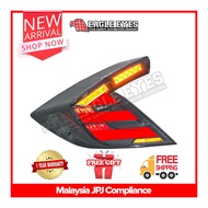 HONDA CIVIC FC 2016-2021 HATCHBACK TYPE-R LED SEQUENTIAL SIGNAL WELCOME LIGHT SMOKE TAILLAMP LAMPU BELAKANG TAILLIGHT