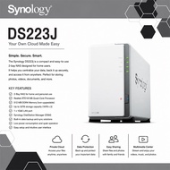 Synology DS223J 2Bay DiskStation NAS - (Diskless)