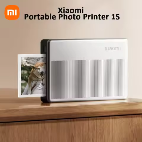 Xiaomi Portable Photo Printer 1S Bluetooth Thermal Print ZINK Inkless Technology Xiaomi App Wireless