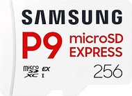 Samsung P9 Express microSD Express Card, 256GB microSDXC Memory Card, Up to 800 MB/s, for Nintendo S