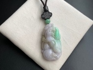 免費開光天然緬甸玉翡翠招財貔貅項鍊綠如意貔貅招財葫蘆免費開光