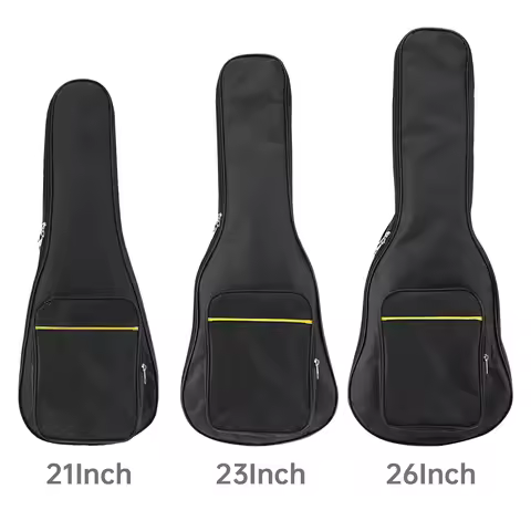 21 / 23 / 26 inch Portable Ukulele Bag Soft Case Gig Add Padding Waterproof Bag for Soprano / Concer