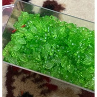 Green leaf beads 1 pound
