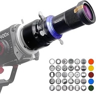Bowens Mount Optical Snoot for Aputure Cob Light, Photography Spotlight Projector Conical Snoot,Comp