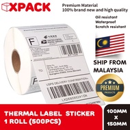 The projector XPACK A6 Thermal Paper Shipping Label Sticker Roll(500pcs/roll)  100x150mm / 10x15cm 热敏标签 500张/卷