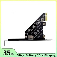 PCIe 4.0 X1 to Oculink SFF8611/8612 Expansion Card to SFF-8639 U.2 SSD for External Graphics Card fo