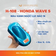 HYPER motorcycle paint emerald green Honda Wave (Code: H-108) - 1 Liter
