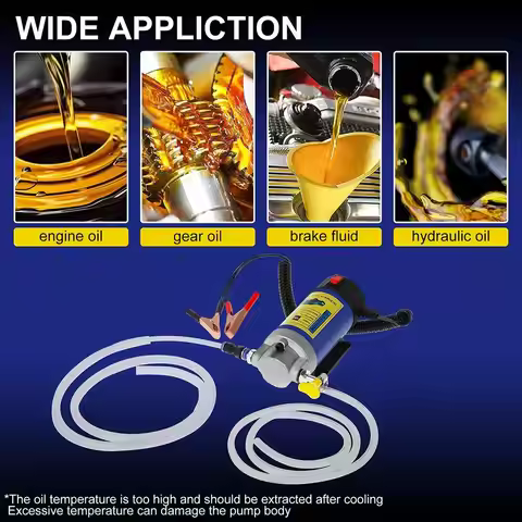 Electric oil pump 12V 100W gear oil pump Automobile and replacement pump special extraction oil K0T3