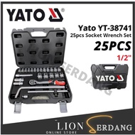 Yato YT-38741 25pcs Socket Wrench Set