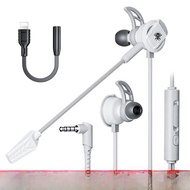 หูฟังเกมมือถือแบบมีสาย Plextone RX3 pro หูฟังแบบหูข้างเดียวแบบหูข้างเดียวพร้อมสายไมโครโฟนสำหรับเล่นเ