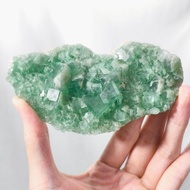 香花嶺綠螢石 原礦 似軟糖 智慧 招財 心輪 收藏 擺件 單品 禮物