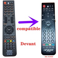 Universal Remote Control Replacement For Devant LED TV 43DL421/ 32DL543/ 43DL422