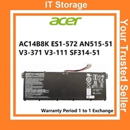 AC14B8K Acer AC14B3K AC14B7K AN515-52 E5-771 ES1-511 R13 V3-112P AN515-51 4ICP5/57/80 Laptop Battery